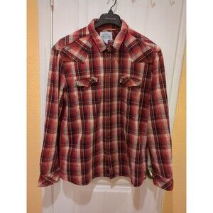Alaska wilderness gear flannel weave woven Mens L